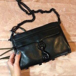 Rebecca Minkoff Mini Mac black leather